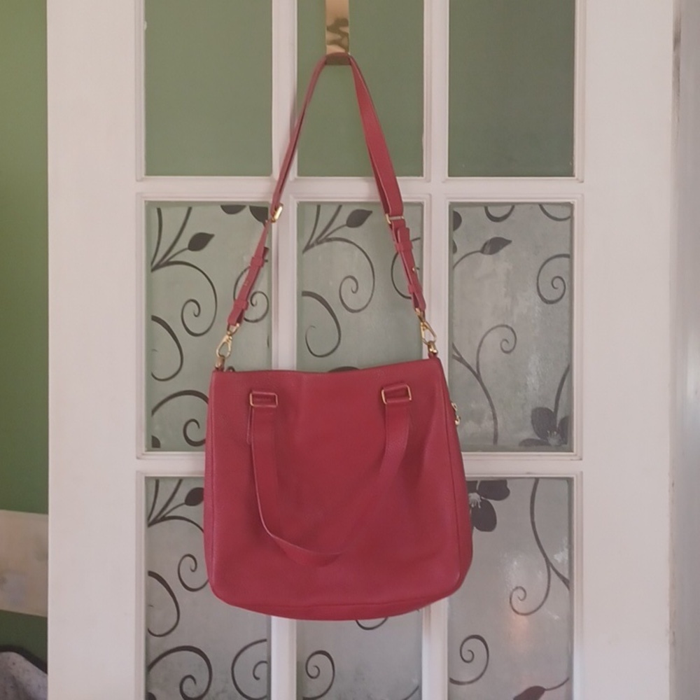 Vintage Fossil leather over the shoulder bag
